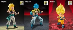 SDCC 2026 Bandai S.H.Figuarts Dragon Ball Exclusive Set of 3 Gogeta Gotenks Goku