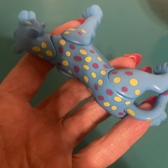 Rainforest Cafe Blue Cheetah Posable Collectible Souvenir Figure Discontinued