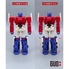 3D Printed Red & Blue Replacement Parts Upgrade Kit for SS Series Action Figure