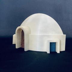 Tatooine Building Front 1 Diorama for 3.75 IN (1:18) FIGURE