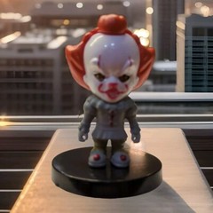 Pennywise Mini 2″ Toy Action Figure It Movie Cake Topper Stephen King Rare