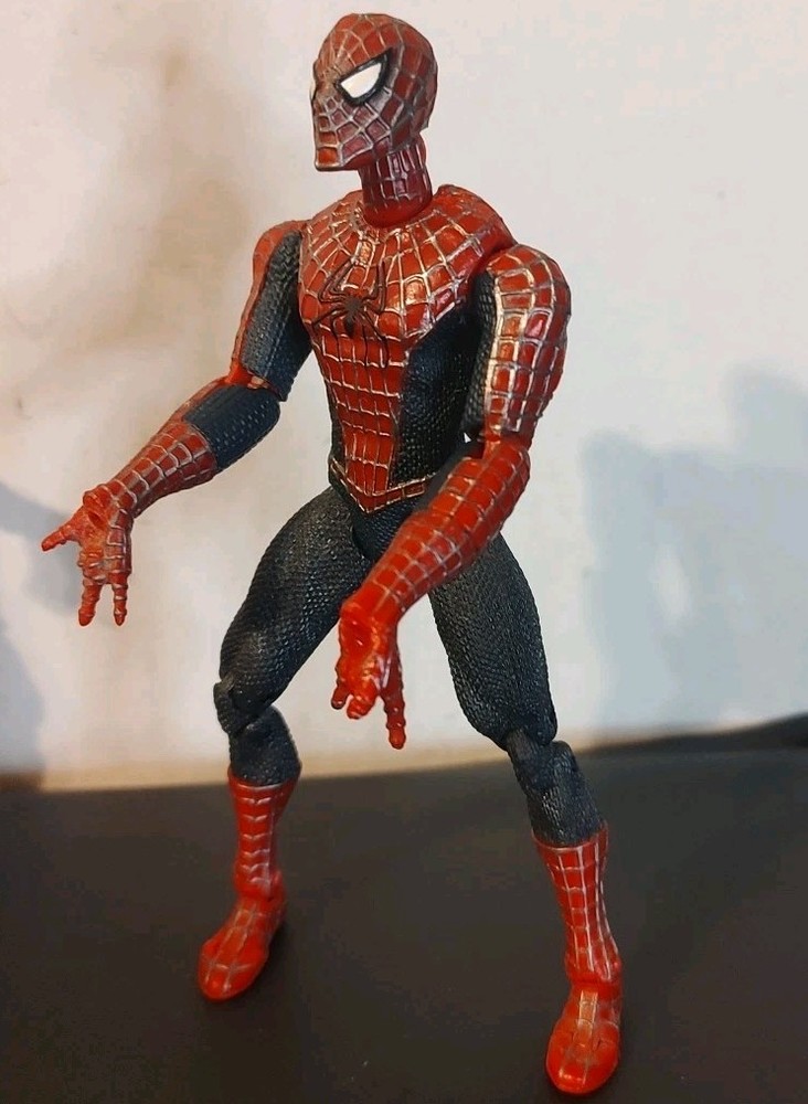 SPIDER MAN 2 Posable WEB Shooting ACTION Dc Comic TOYBIZ 2004 Figure Only