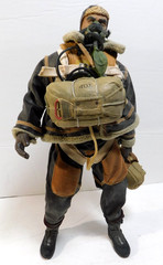 21st Century Toys WW2 Winter B-17 Waist Gunner w/ Parachute Bag Oxygen Mask