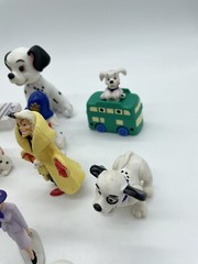 Disney 101 Dalmatian Cruella Figures Dogs Dalmatians Lot Of 17 Figures
