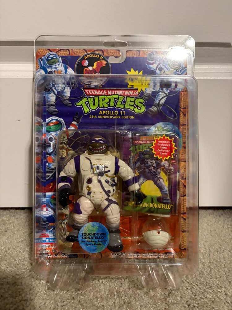 1994 Apollo 11 TMNT Touchdown Donatello Action Figure Rare MOC Sealed Vintage