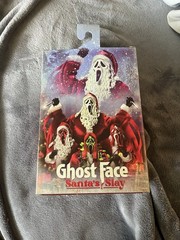 NECA Ghostface Scream Santa’s Slay Action Figure w/ Mask, Knife & Cane