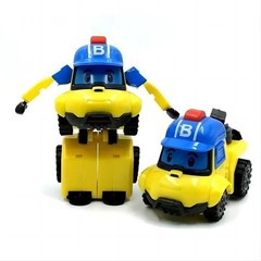 6pcs Academy Robocar Toys Poli Roy Amber Robot Mark Bucky Transformer Kids Gifts