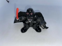 2001 Hasbro Star Wars Galactic Heroes DARTH VADER figure w/cloth cape 2.25 IN#