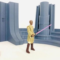 Custom Jedi Classroom Learning Chamber Diorama for 3.75 inch (1:18) Figures