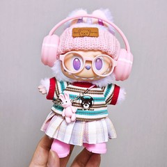 DIY Clothes Set for POP MART LABUBU Plush Monsters DOLL Not included