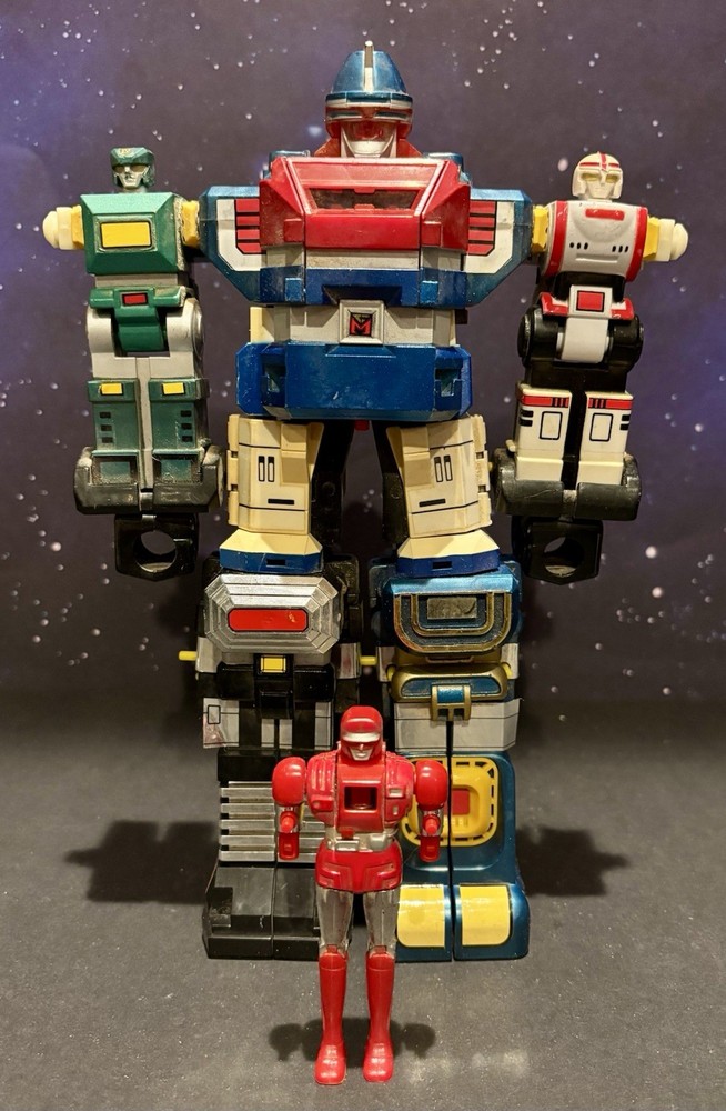 Vintage 1982 Japan Six Gods Godmars Combination Chogokin Popy Figure! US Seller!