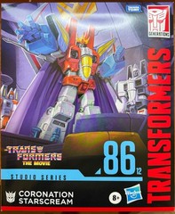 Transformers Studio Series, 86-12 Leader Class, Coronation Starscream, 8.5-inch