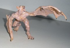 2009 Papo Fantasy World Mutant Monster Human Bat Vampire Figure (#38957) Retired