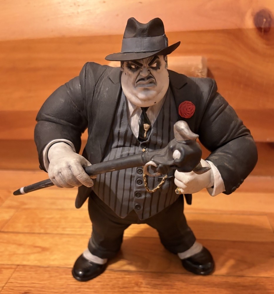 Brownsville Gangster Mob Boss Resign Figure W/ Bat, Hat & Cane Mafia Enforcer