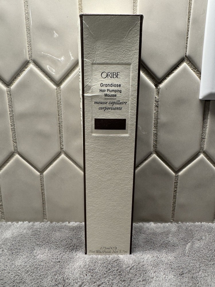 Oribe Grandiose Hair Plumping Mousse 175 ml / 5.7 oz NEW/BOXED + 🎁 FREE Samples