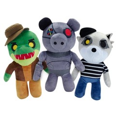 Roblox Piggy Plush Willow Memory Alfis Rash Tigry Clowny Officer Dogg