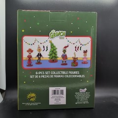 NEW, Dr. Seuss How The Grinch Stole Christmas 6 Collectible Figures Set