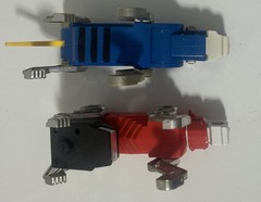 Lot of Various Loose Voltron Figures for Parts or Repair Red- Blue Lion GoLion