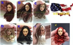 KUMIK 1/6 Woman hair wig 2.5 Multi color for 12″ female head sculpt ❶USA❶