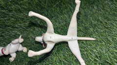 Vintage 101 Dalmatians Toys LOT Bend-Ems Bendy Bendable Figures Rolly & Perdita