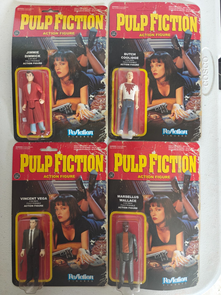 Reaction Figures Pulp Fiction Set of 6 – BRING OUT THE WOLF GIMP