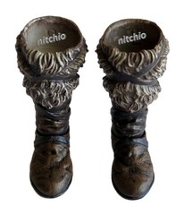 Mezco One:12 Conan The Barbarian War Paint – MID-CALF FUR BOOTS 1/12 Scale