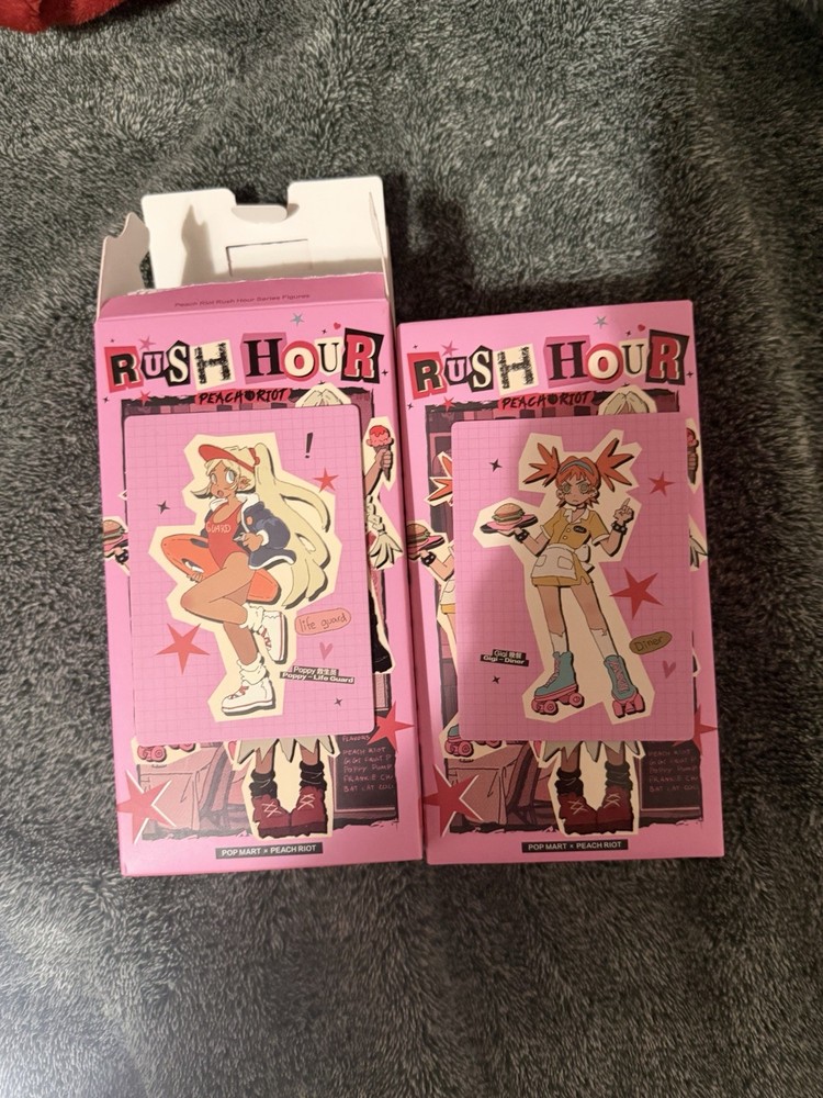 POP MART Peach Riot Rush Hour Poppy Lifeguard Gigi Diner NIB