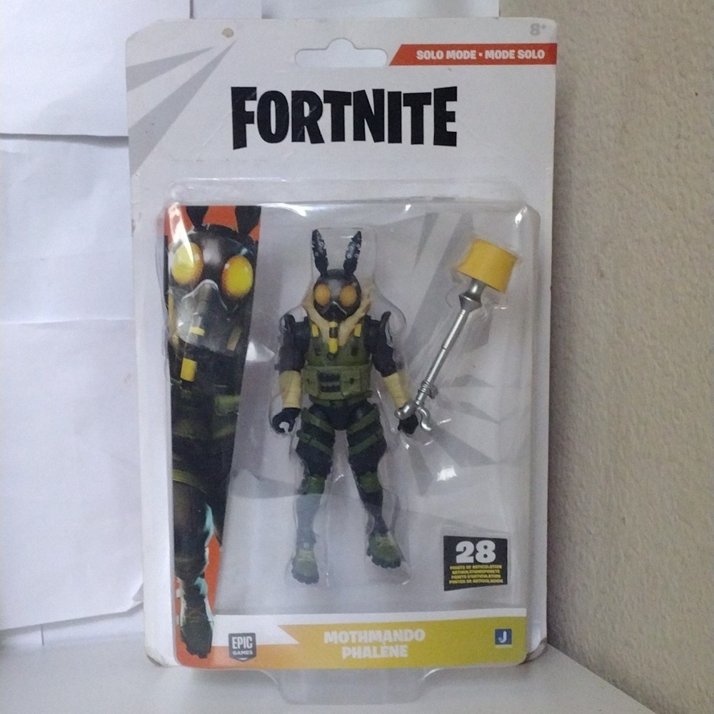 JAZWARES FORTNITE SOLO MODE MOTHMANDO 4 INCH ACTION FIGURE – New Sealed