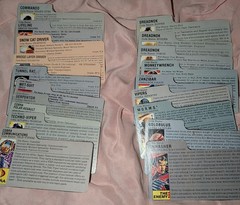 Vintage GI Joe ARAH Info Cards, Paperwork, Vehicle Blueprints.