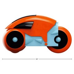 Disney Parks Super7 ReAction Figures Tron Lightcycle Set Red Yellow Orange