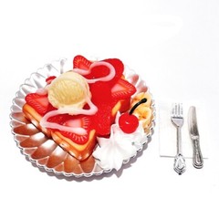 Surprise Capsule Cafe Realistic Mini Resin Food Figure 1 Random Collectible Toy