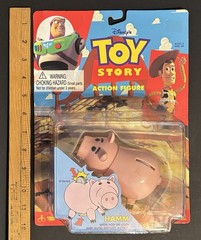 1995 Disney Toy Story HAMM w Pop Up Coin Action Firgure THINKWAY TOYS New SEALED
