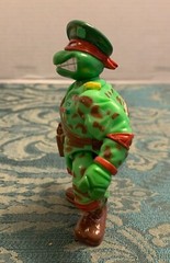 TMNT Raph the Green Teen Beret 1991 w/ Back Card -NO Accessories – NOT COMPLETE