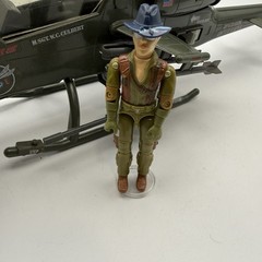 Gi Joe 1983 Dragonfly Complete With Wild Bill And Functioning