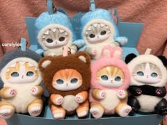 Miniso Mofusand Kiramekko Fluffy Kittens Series Confirmed Blind Box Vinyl Plush