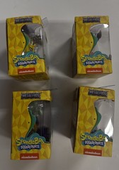 Nickelodeon Spongebob Die Cast Metalfigs Lot Of 4 Mr. Krabs Patrick Squidward