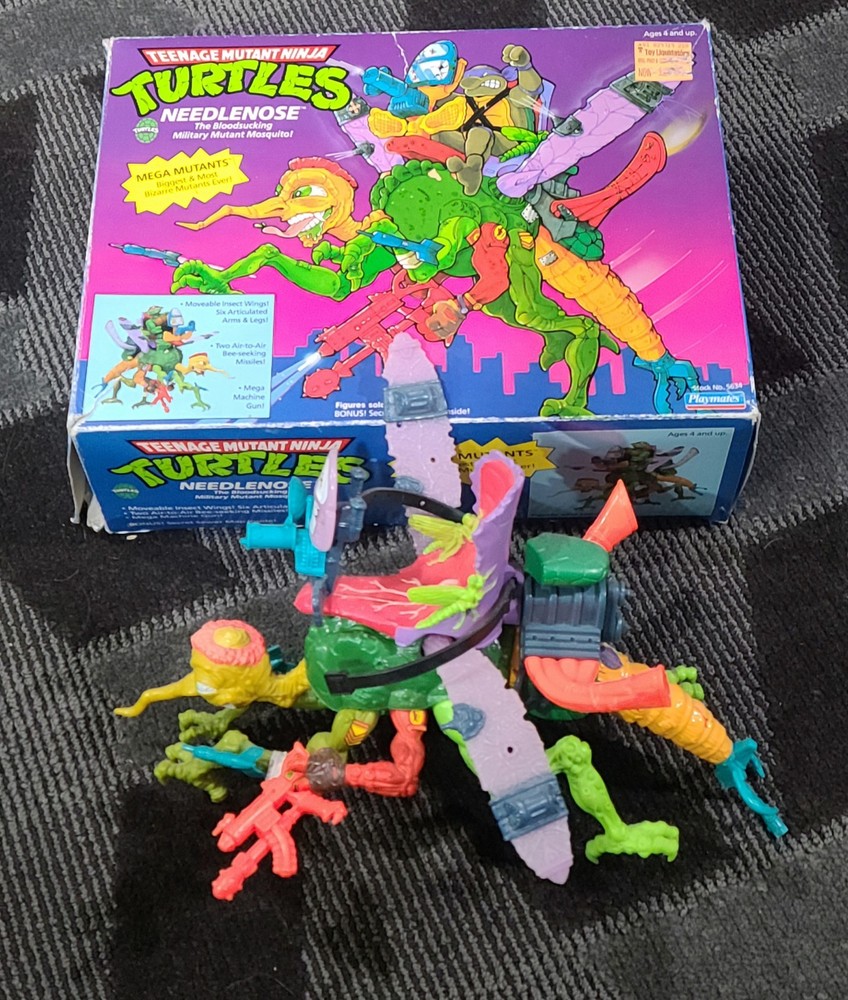 TMNT Needlenose Complete With Empty Box
