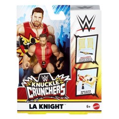 LA Knight – WWE Knuckle Crunchers 7 Mattel Toy Wrestling Action Figure