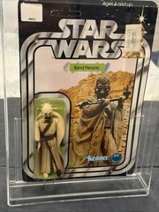 1978 Star Wars Kenner Vintage Sand People 20 Back Tusken Raider + Acrylic Case