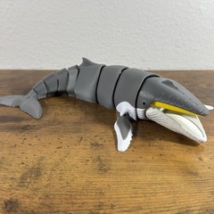 3D Printed Articulated 10″ Ocean Humpback Whale Fidget Sea Life