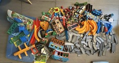 Huge Lot Thomas The Train Take Along Thomas & Friends Track 130 Gray Tracks