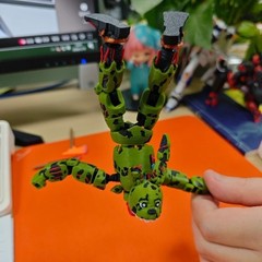 3D Printed FNAF Freddy Fazbear’S Pizza Springtrap Toys Action Figures Anime