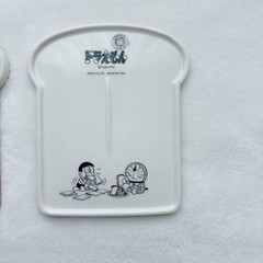 Post Office Ankipan Plate Doraemon Memorization Bread Dish Set of 2 Tableware