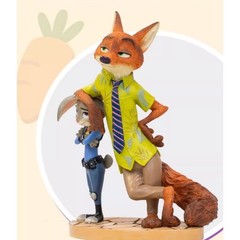 1PCS Enesco Zootopia Judy Nick 7.8″ Creative Collectible Action Figure with Box