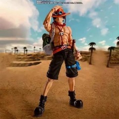 Bandai SHF Portgas D Ace One Piece Action Figure Articulated Toy Gift