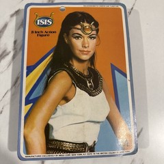 Rare vintage 1974 Mego isis 8” action figure on card complete minty