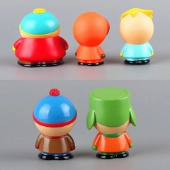 6cm 5PCS South Park Action Figure Set PVC Cartoon Model Toy Gift for Kids