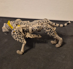 Hasbro Transformers Beast Wars Cheetor Cheetah Action Figure Plastic Gray