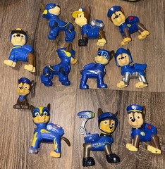 Paw Patrol Lot Figures Vehicles Al Marshal Ryder Skye Everest Zuma