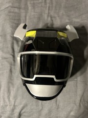 Power Rangers Wild Force Black Bison/Gaoranger GaoBlack Helmet Used (DAMAGES)